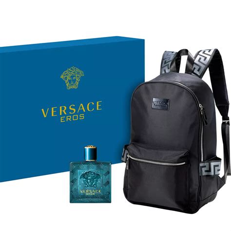 versace eros mini gift set woman|Versace Eros backpack set.